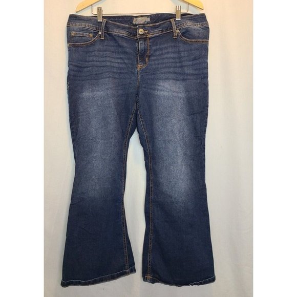 Torrid Dark Wash Luxe Slim Bootcut Jeans 18XS Casual Stretch